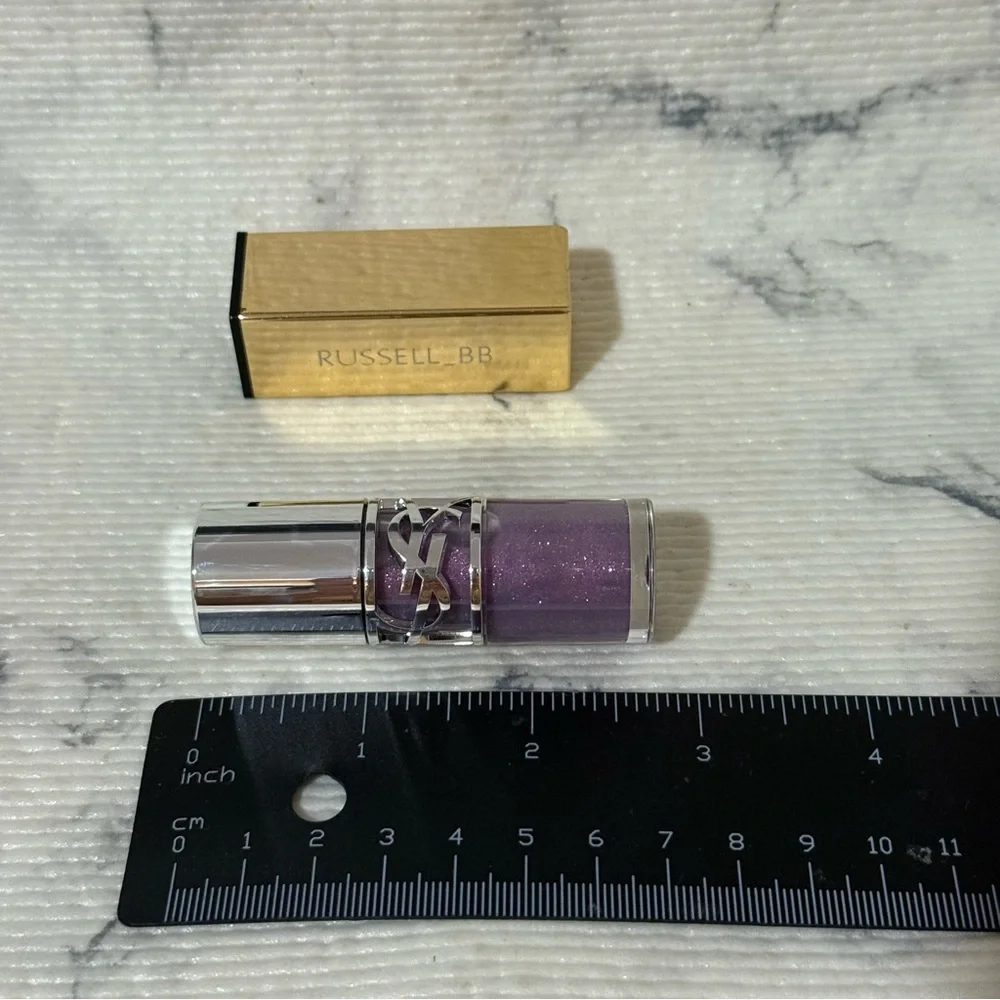 YSL Loveshine Plumping Lip Oil Gloss • #1 Thunder Stealer (Sheer Icy Lavender)